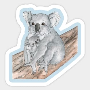 Koala-ty Mother Sticker